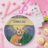Foxy Summer Papieren Bordje (Feest)