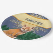 Foxy Summer Papieren Bordje (Gekanteld)