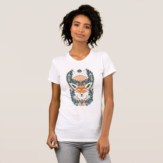 Foxy Sunrise T-shirt (Voorkant volledig)