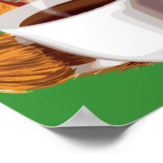 Foxy Tea-tijd Poster (Hoek)