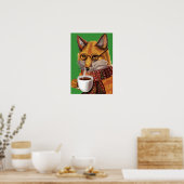 Foxy Tea-tijd Poster (Keuken)