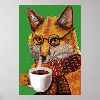 Foxy Tea-tijd Poster