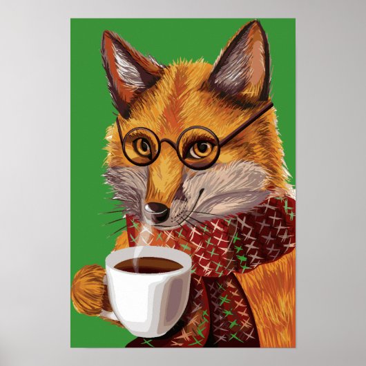 Foxy Tea-tijd Poster (Voorkant)