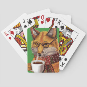 Foxy Tea Time Pokerkaarten