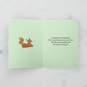 Foxy The Love Fox Valentijn Kaart (Binnen)