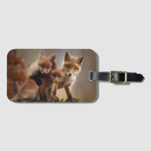 Foxy Triplets Bagagelabel