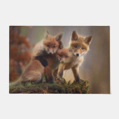 Foxy Triplets Deurmat (Voorkant)