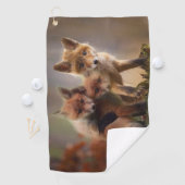 Foxy Triplets Golfhanddoek (Insitu)