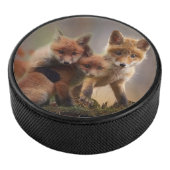 Foxy Triplets Hockey Puck (3/4)