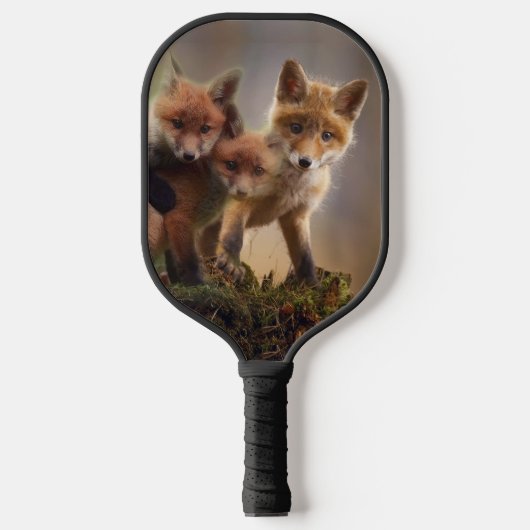 Foxy Triplets Pickleball Paddle (Voorkant)
