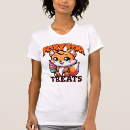Foxy voor Schattigee Fox T-shirt