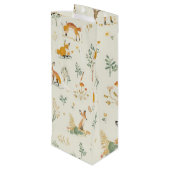 "Foxy Wine Gift Bag" Wijn Cadeautas (Achterkant Gekanteld)