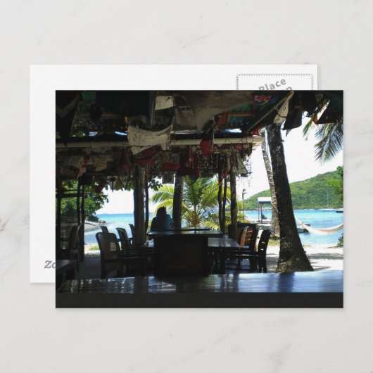 Foxy's Bar op Jost Briefkaart (Voorkant / Achterkant)