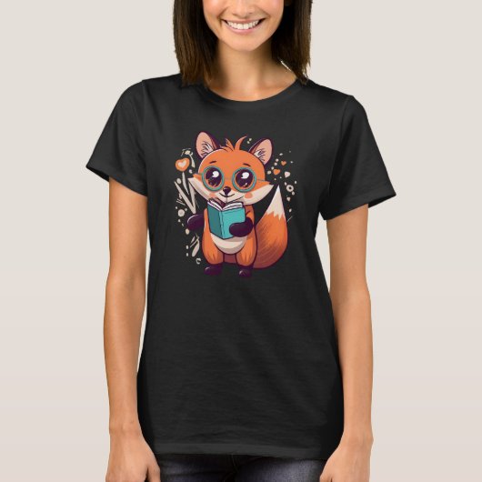 Foxy's leesavontuur t-shirt (Voorkant)