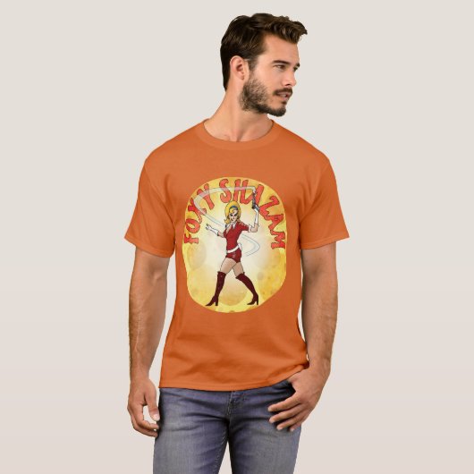 Foy Shazam 1960s Retro Image T-shirt (Voorkant volledig)