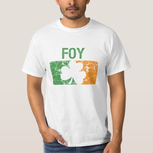 Foy Surname Clover T-shirt (Voorkant)