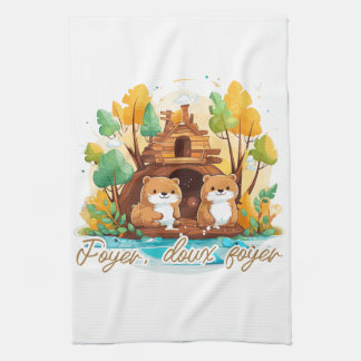 Foyer, zacht huishouden theedoek