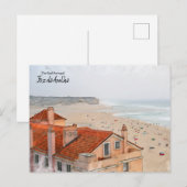 Foz do Arelho Portugal Briefkaart (Voorkant / Achterkant)