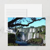 Foz do Iguaçu/Iguazu-Herfsten Briefkaart (Voorkant / Achterkant)