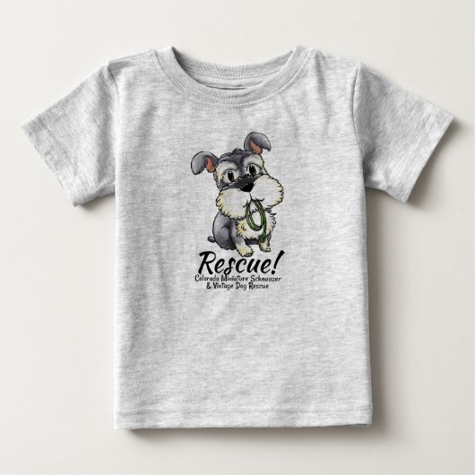 Fozi Schnauzer - Baby Romper / Outfit - (Voorkant)