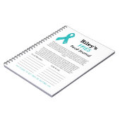 FPIES Food Journal Notitieboek (Linkerzijde)