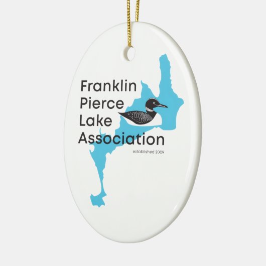 FPLA ovale keramische versiering Keramisch Ornament (Links)