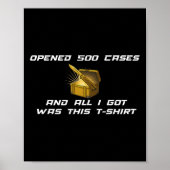 Fps Gamer Funny Cs First Person Competitive Gaming Poster (Voorkant)