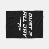 Fps Gamer Grappige Cs Eerste Persoon Competitieve Fleece Deken (Voorkant (Horizontaal))