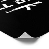 Fps-gamer grappige Cs first person competitieve ga Poster (Hoek)