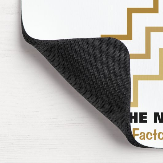 FQ Verbetering Stappen zijn eindeloos - Mousepad Muismat (Hoek)