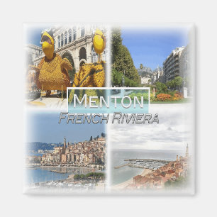 FR0129 Europa, Frankrijk, Menton, Koelkast Magneet