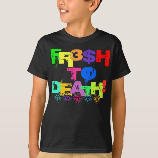 FR3 dollar naar DOOD! T-shirt (Voorkant)