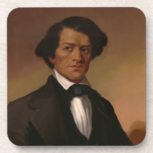 Fr3d3rick Bailey Douglass: legende over burgerrech Bier Onderzetter (Voorkant)