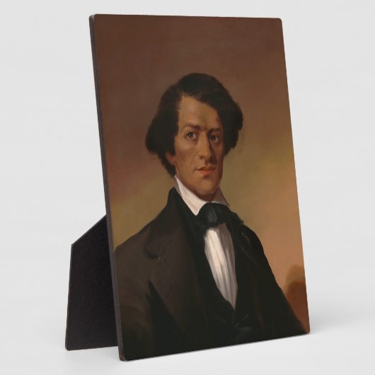 Fr3d3rick Bailey Douglass: legende over burgerrech Fotoplaat (Zijkant)