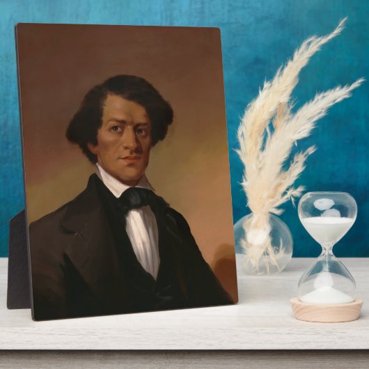 Fr3d3rick Bailey Douglass: legende over burgerrech Fotoplaat (Zijkant)