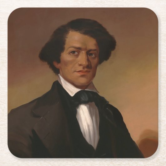 Fr3d3rick Bailey Douglass: legende over burgerrech Kartonnen Onderzetters (Voorkant)