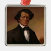 Fr3d3rick Bailey Douglass: legende over burgerrech Metalen Ornament (Voorkant)