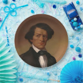 Fr3d3rick Bailey Douglass: legende over burgerrech Papieren Bordje (Feest)