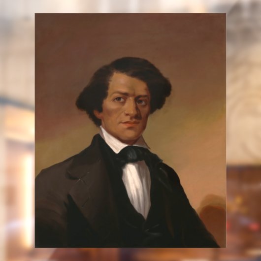 Fr3d3rick Bailey Douglass: legende over burgerrech Raamsticker (Vel 2)