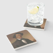 Fr3d3rick Bailey Douglass: legende over burgerrech Stenen Onderzetter (Zijkant)