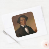 Fr3d3rick Bailey Douglass: legende over burgerrech Vierkante Sticker (Envelop)