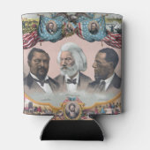 Fr3d3rick Bailey Douglass met zwarte abolitionist Blikjeskoeler (Achterkant)