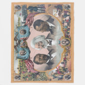 Fr3d3rick Bailey Douglass met zwarte abolitionist Fleece Deken (Voorkant)