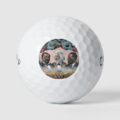 Fr3d3rick Bailey Douglass met zwarte abolitionist Golfballen (Voorkant)