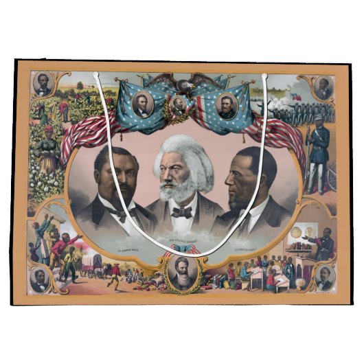 Fr3d3rick Bailey Douglass met zwarte abolitionist Groot Cadeauzakje (Achterkant)
