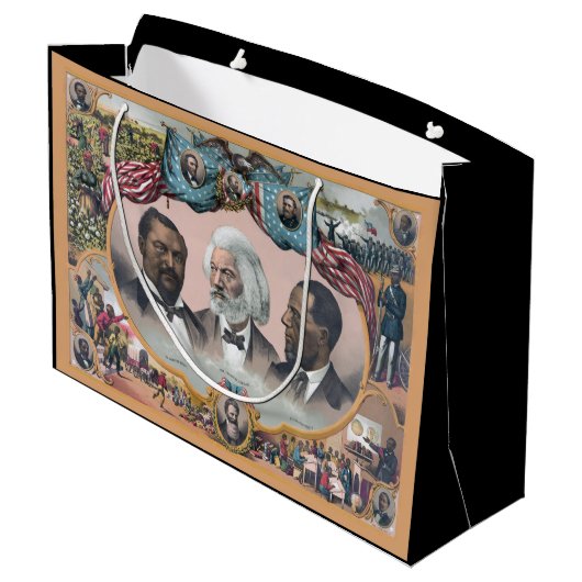 Fr3d3rick Bailey Douglass met zwarte abolitionist Groot Cadeauzakje (Achterkant Gekanteld)