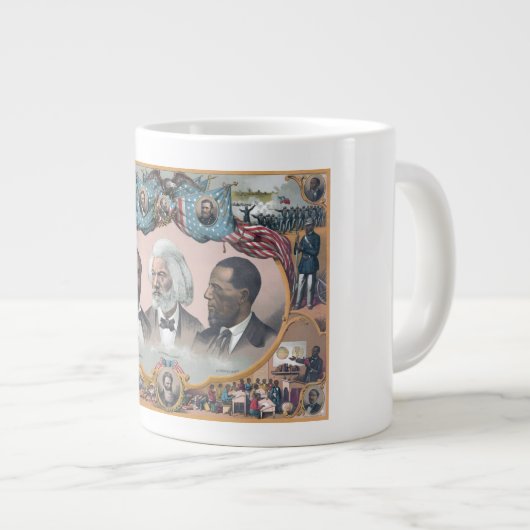 Fr3d3rick Bailey Douglass met zwarte abolitionist Grote Koffiekop (Voorkant rechts)