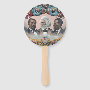 Fr3d3rick Bailey Douglass met zwarte abolitionist Handwaaier