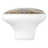 Fr3d3rick Bailey Douglass met zwarte abolitionist Keramische Knop (Zijkant)