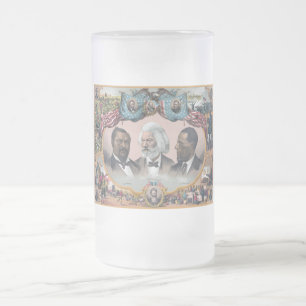 Fr3d3rick Bailey Douglass met zwarte abolitionist Matglas Bierpul